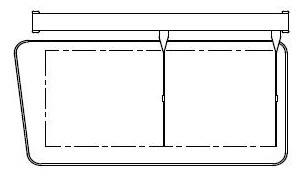 Straight line marine wipers installation method