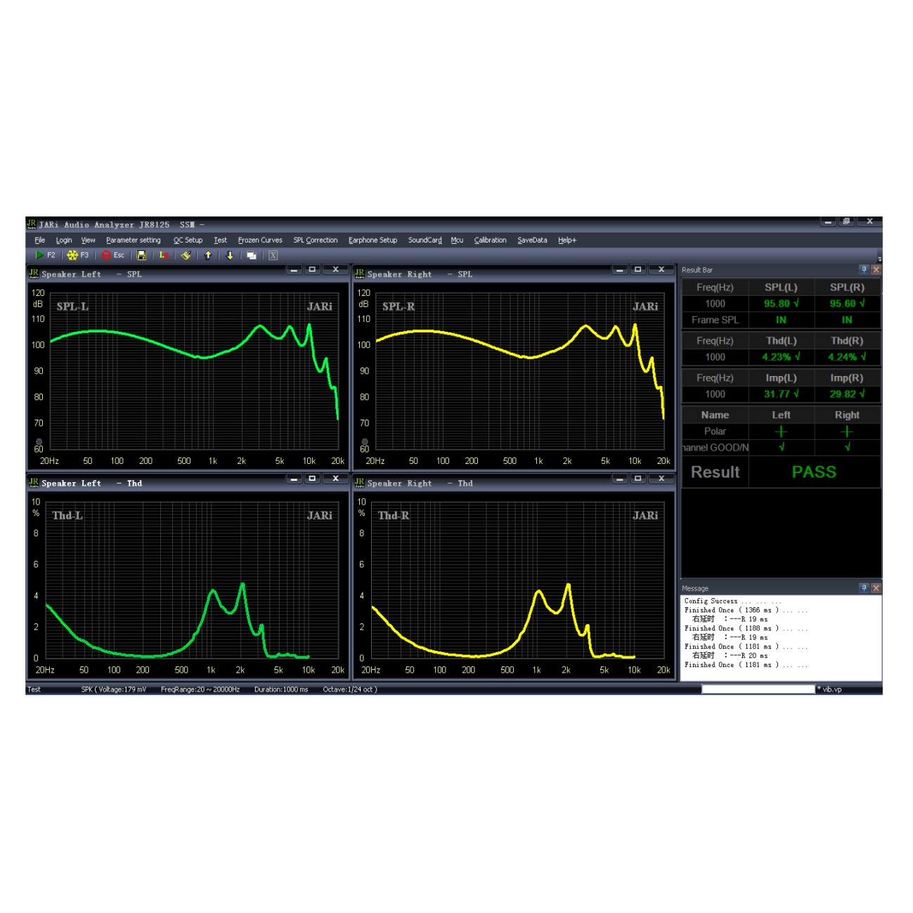 Audio analyzer software
